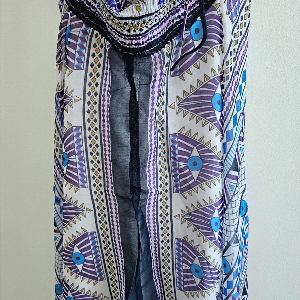 Long Bohemian Dress- beach coverup - Picture 6 of 6